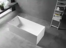 Акриловая ванна Abber 170х75 AB9274-1.7, отдельностоящая, Белая глянцевая