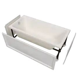 Акриловая ванна Radomir Дижон 170х70 (2-01-0-0-1-264Р), на каркасе, белая