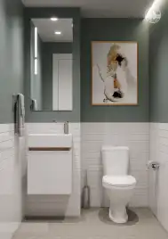 Тумба под раковину Aquaton Эклипс 46 M 1A172801EK49L подвесная левая, цвет эбони светлый