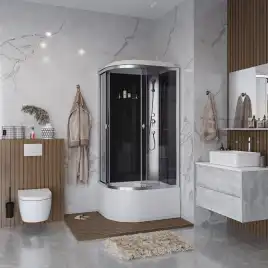 Душевая кабина Niagara Eco 90х80х215 E90/80/40R/TN высокий поддон, без гидромассажа