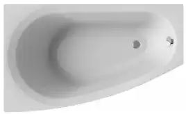 Акриловая ванна Alba Spa BALINE 150х90 см, левая ВАС013000Л100, Белая