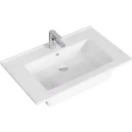 Тумба с раковиной напольная Aqwella Brig 75 см, Br.01.07/2/W, цвет Белый