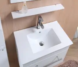 Умывальник CeramaLux 9090E 915х465х175 Полувстраиваемая цвет Белый