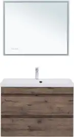 Тумба под раковину Aquanet Нота New 90 дуб веллингтон табак, 334193