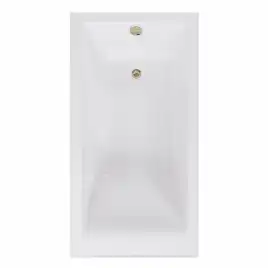 Ванна из литьевого мрамора  Aqua de Marco MALTA 157х77 с каменными ножками Белая 1160WMAL