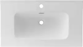 Раковина Aquanet Flat 80 330431 прямоугольная, Белая матовая