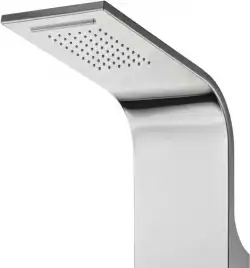 Душевая панель Aquanet Galaxy AP40-01 с гидромассажем и изливом, Хром