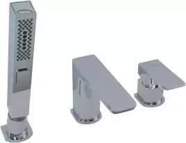 Смеситель на борт ванны Allen Brau Infinity 5.21008-00, однорычажный, с внутренней частью, Хром