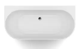 Акриловая ванна Azario BRADFORD 180х80 BRA18080, отдельностоящая пристенная, белая