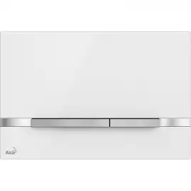 Кнопка смыва Alcaplast Stripe White Белая