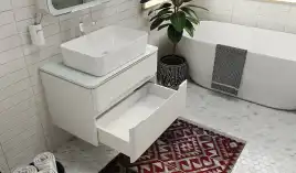 Тумба под раковину Jorno BOSKO 75 Bos.01.75/P/W Белая