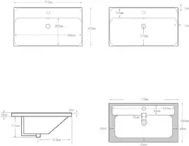 Раковина Aquanet Flash Mini 70 белая, 342054