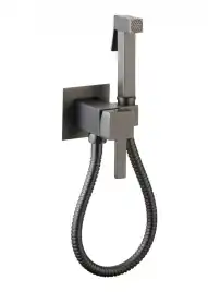 Гигиенический душ со смесителем CeramaLux KBS/008, цвет оружейная сталь