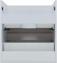 Тумба под раковину Aquanet Практика 60 белый матовый (2 ящика), 330457