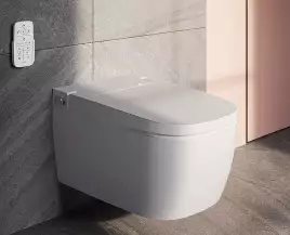 Унитаз биде Vitra V-Care Comfort 5674B003-6194 подвесной с сиденьем Микролифт