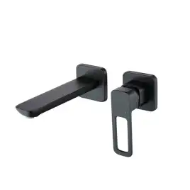 Смеситель для раковины IDDIS Slide SLIBL00i65 встраиваемый, с внутренней частью , Матовый черный