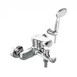 Смеситель для ванны Lemark Point LM0314C, однорычажный, с коротким изливом, Хром