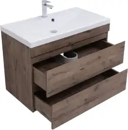 Тумба под раковину Aquanet Нота New 90 дуб веллингтон табак, 334193