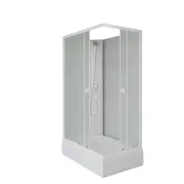 Душевая кабина Niagara Promo 100х80х200 P100/80/26Q/MT/BK средний поддон, без гидромассажа