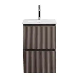 Тумба под раковину BelBagno UNO-MINI-400-2C-SO-СO подвесная, Бежевый матовый