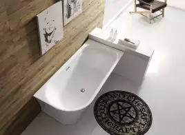 Акриловая ванна BelBagno 150х78 BB410-1500-780-R, отдельностоящая, Белая глянцевая