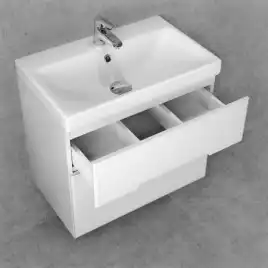 Тумба под раковину Jorno MODUO SLIM 60 Mod.01.60/P/W Белая