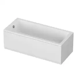 Акриловая ванна Cezares PLANE SOLO MINI 170х80 PLANE SOLO MINI-170-80-42-W37 прямоугольная, Белая