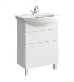 Тумба с раковиной напольная Aqwella Rodos 65 см, ROD01062N, цвет Белый