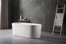 Акриловая ванна Abber 160х70 AB9272-1.6, отдельностоящая, Белая глянцевая