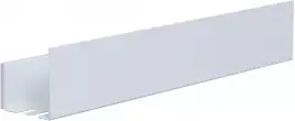 Полка Aquanet Магнум 70x12 белая матовая, с крючками