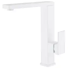 Смеситель для кухни Abber Daheim AF8214W поворотный излив, Белый