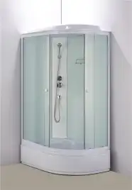 Душевая кабина Loranto 120х80, средний поддон, Матовое стекло, CS-985-LTM/W-120