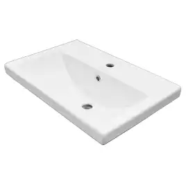 Тумба с раковиной Azario KANTRI 60Н CS00097249, напольная с раковиной Фостер 60, белая