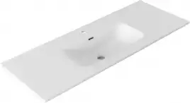 Раковина Aquanet Flat 120 330427 прямоугольная, Белая матовая