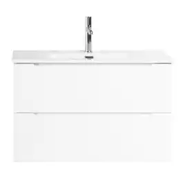 Тумба под раковину BelBagno ETNA39-800/390-2C-SO-BL-P подвесная Bianco Lucido