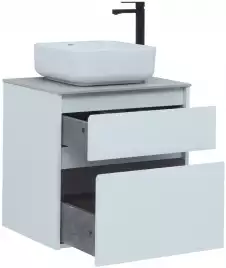 Тумба под раковину Aquanet Nova Lite 60 белый (2 ящика) 242575