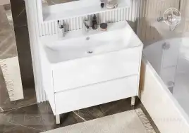 Тумба под раковину Aquaton Сканди 90 1A251901SD010 подвесная цвет, белый