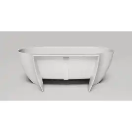 Ванна Salini ALDA WALL 170х90 101925M из материала S-Stone, Белая матовая