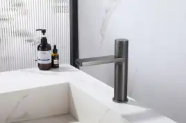 Смеситель для раковины Abber Rund AF8710NG, с прогрессивным картриджем, цвет Никель