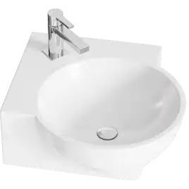 Тумба с раковиной напольная Aqwella Porto 45 см, POR0104WW, цвет Белый