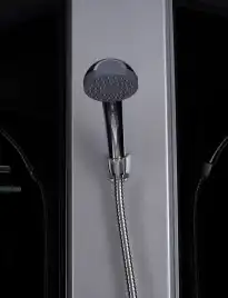 Душевая кабина Loranto 100х80 CS-5180-13L G, низкий поддон, цвет профиля сатин