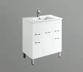 Умывальник CeramaLux 9080E 815х465х150 Полувстраиваемая цвет Белый