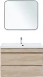 Тумба под раковину Aquanet Нота New 90 дуб светлый 334199