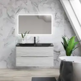 Зеркало BelBagno MARINO 100х60 SPC-MAR-1000-600-LED-TCH с подстветкой, сенсорный выключатель