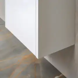 Тумба с раковиной AVS Миниатюра 40 L белая, K821-08-400L-WG-04-410WG