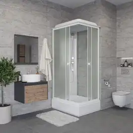 Душевая кабина Niagara Promo 110х80х215 P110/80/26Q/MT средний поддон, без гидромассажа