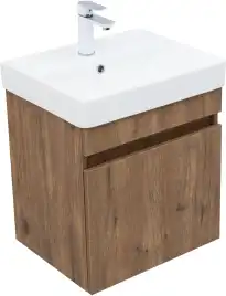 Тумба под раковину Aquanet Оптима 50 дуб рустикальный , 344794