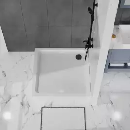Душевой поддон BelBagno TRAY 100х100 акриловый TRAY-BB-A-100-15-W Белый