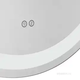 Зеркало Aquaton Анелло 70х75 1A260702AK010 с подстветкой, сенсорный выключатель, с подогревом, Серебро