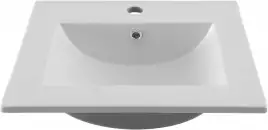 Раковина Aquanet Flat 50 303190 прямоугольная, Белая глянцевая